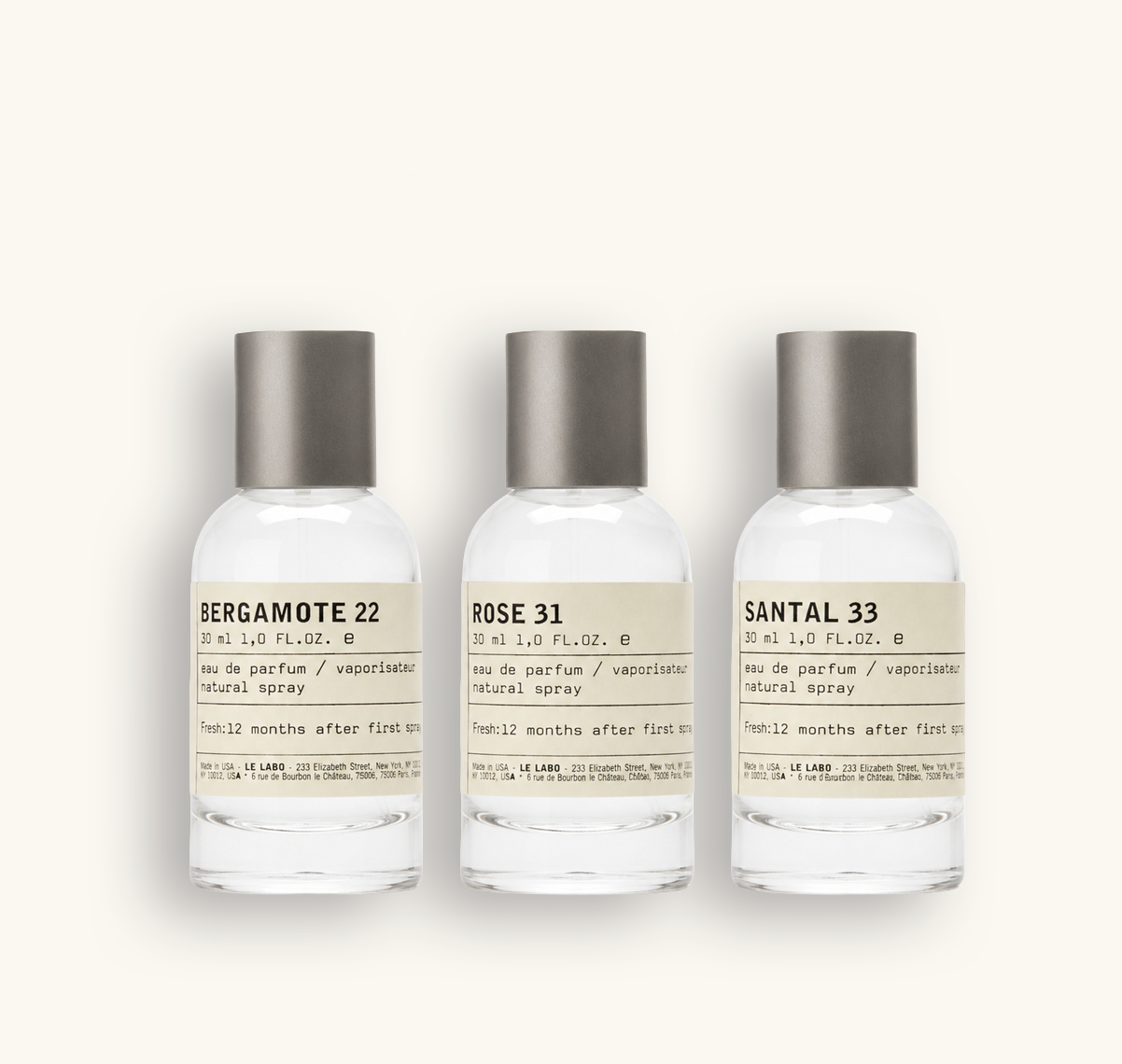 Set Le Labo x 3 - 30ml